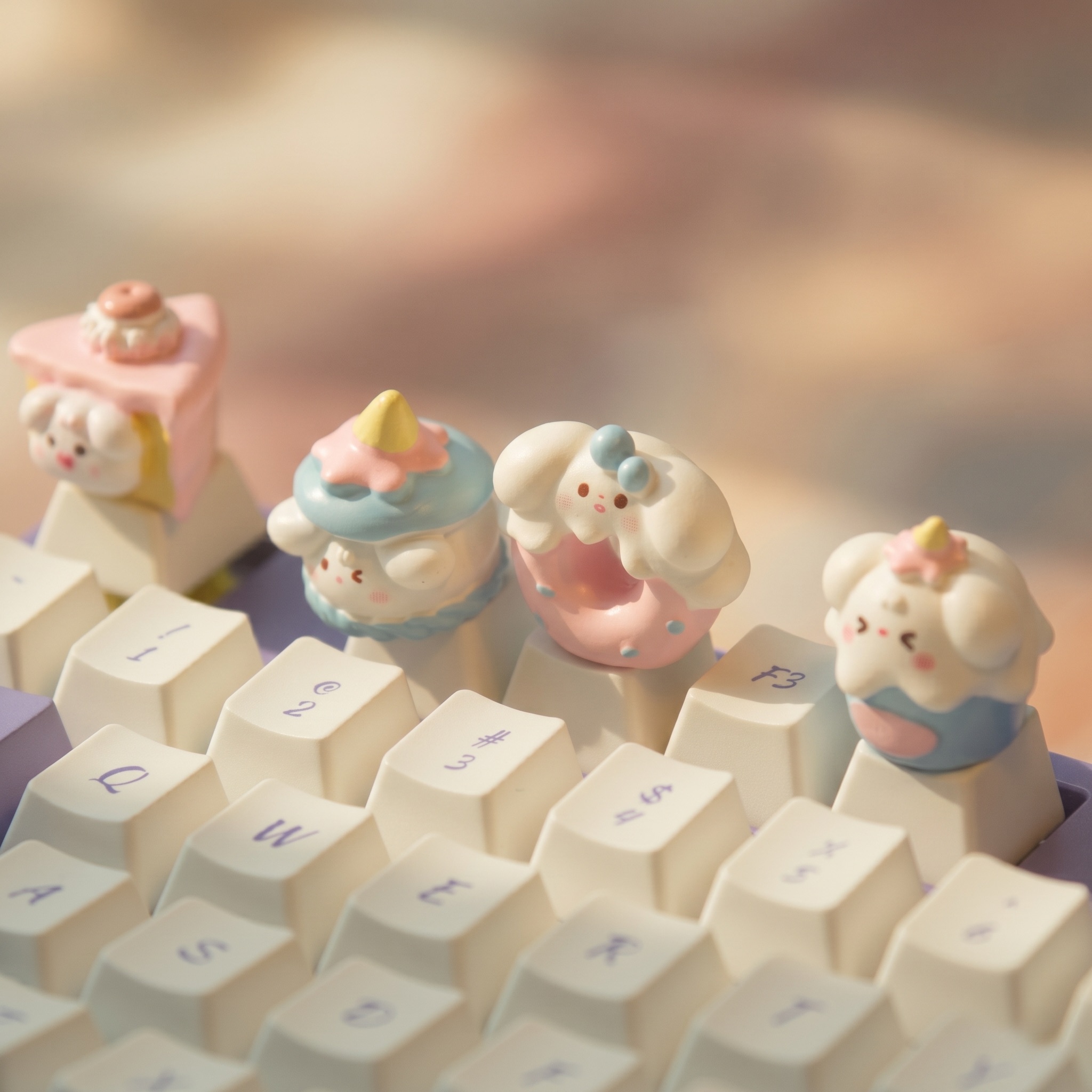 Gaming Accessories Aesthetic - Set di Keycaps a Forma di