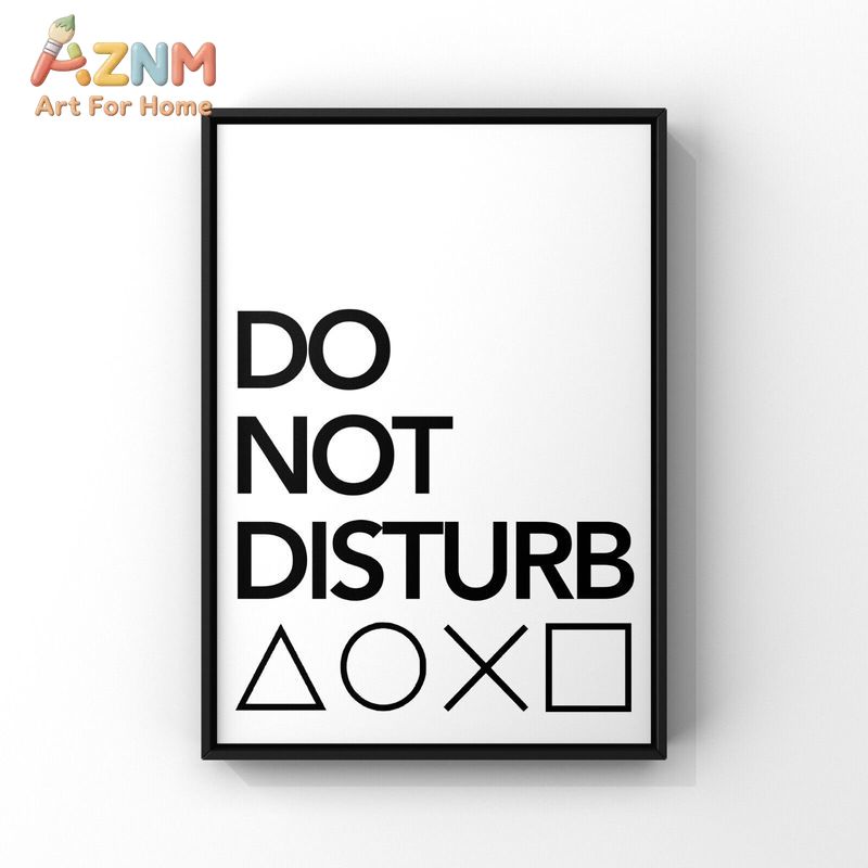AZNM Quadro su Tela Bianco e N - Gaming Accessories For Room recensione e prezzo