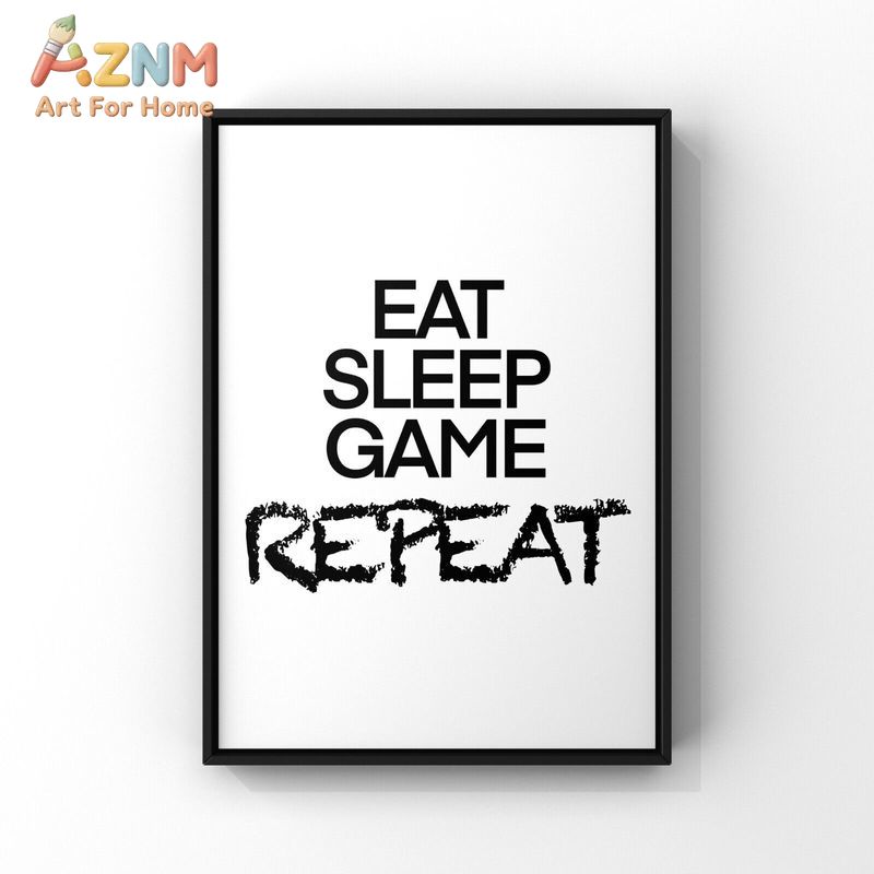 AZNM Quadro su Tela Bianco e N - Gaming Accessories For Room recensione e prezzo